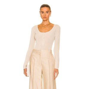 Nili Logan Maia Silk Knit Henley NWT (Retail $495)